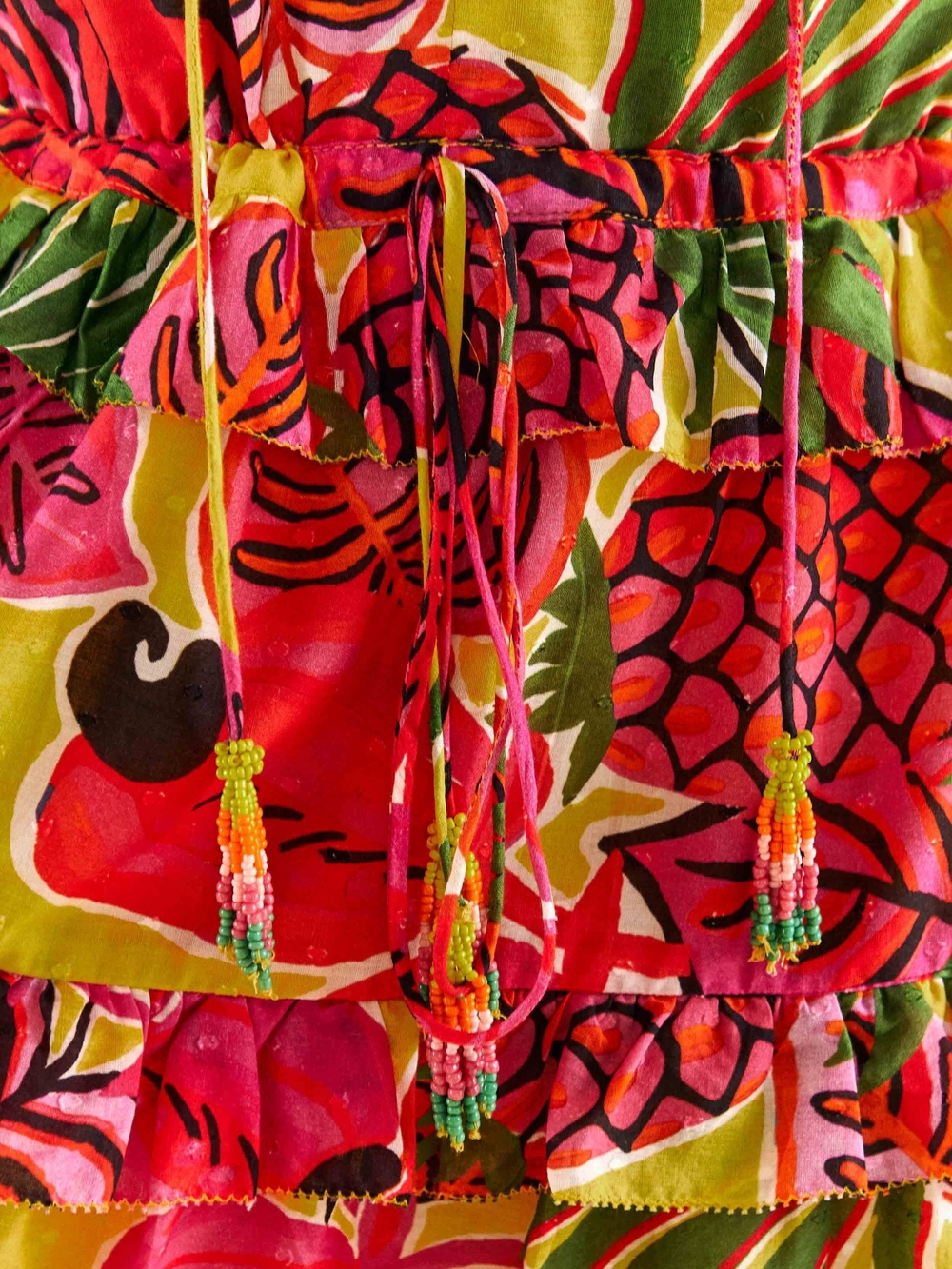 FARM Rio Fruit Dream Ruffle Mini Dress - Picture 4 of 5